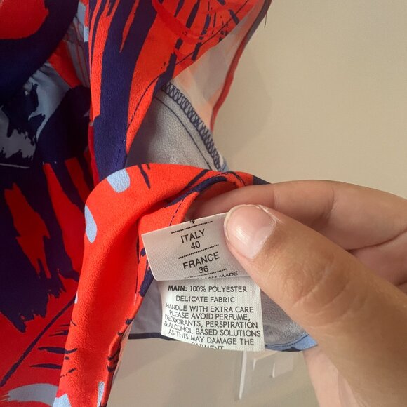 NWT Nicholas Off-Shoulder Tropical Print Crop Top size 4 - Picture 12 of 12